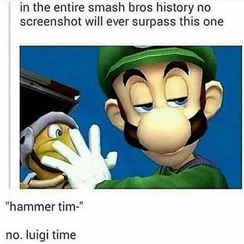 Luigi time meme