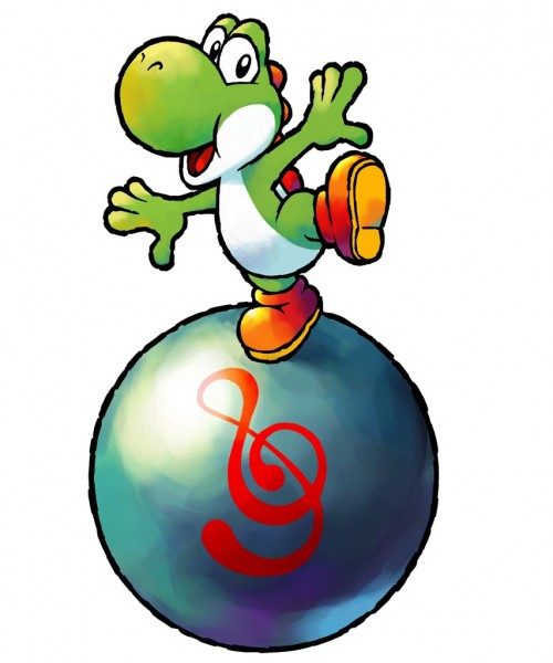 Yoshi Balancing on a Ball