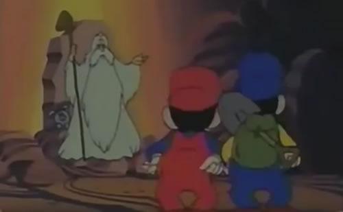 The Mushroom Hermit with Mario and Luigi