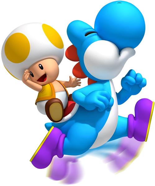 New Super Mario Bros Wii Artwork Including The Playable Characters 6477