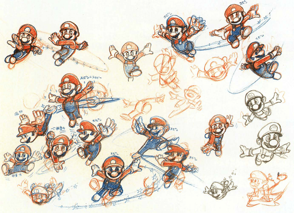 Super Mario Galaxy (Wii) Artwork including Mario, Lumas, Bosses