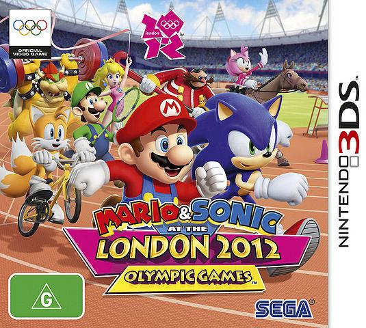 Australian Box Art for Mario & Sonic at the London 2012 Olympic Games - 3DS Version
