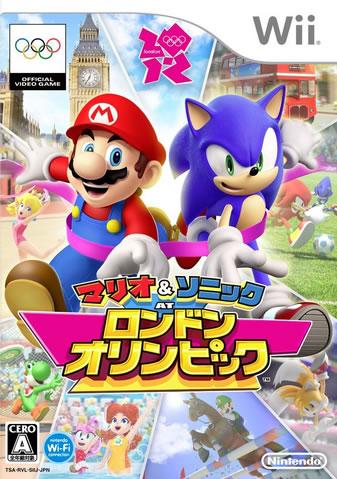 Japanese Box Art for Mario & Sonic at the London 2012 Olympic games Wii version