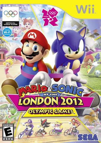 North American Box Art for Mario & Sonic at the London 2012 Olympic games Wii version