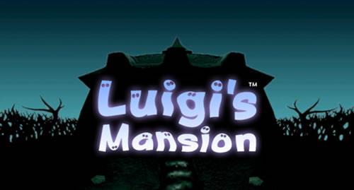 Luigi's Mansion title screen