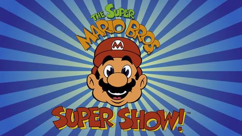 Super Mario Bros. Super Show logo and header image