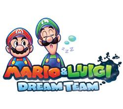 Mario & Luigi: Dream Team title screen