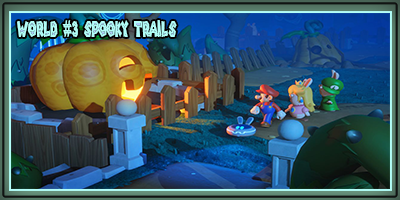 World 3 Spooky Trails Banner