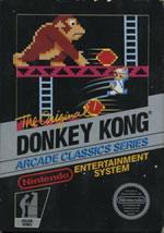 The classic NES version of Donkey Kong box cover