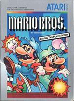 Mario Bros on the Atari 5200 box cover 