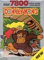 Donkey Kong on the Atari 7800 box cover