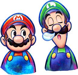 Mario & Luigi from the games cover art