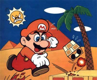Mario In Desert Land
