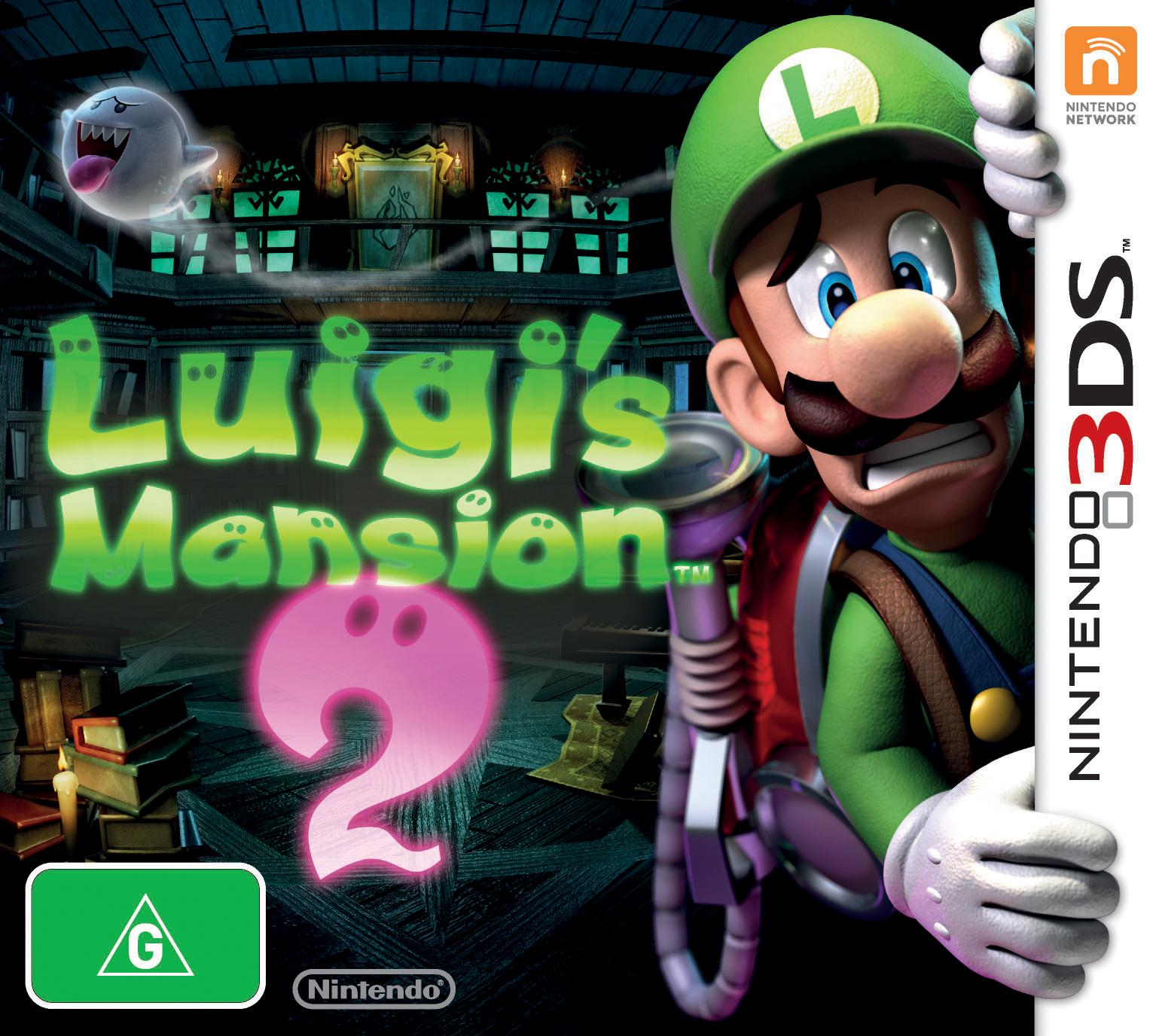 Luigi s Mansion 2 Dark Moon Nintendo 3DS Box Art Luigi s Mansion 2 Dark Moon Nintendo 3DS Box Art