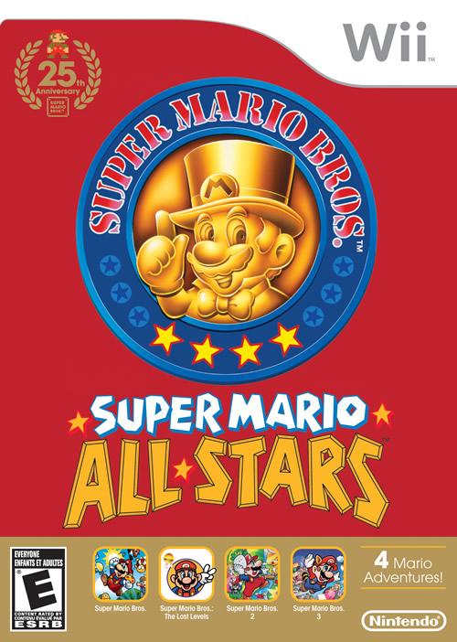 Super Mario Allstars 25th Anniversary edition USA box art