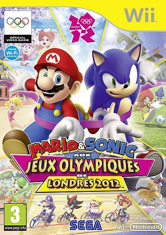 French Box Art for Mario & Sonic at the London 2012 Olympic games Wii version
