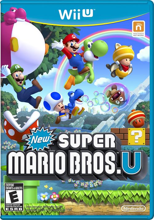North American Box Art for New Super Mario Bros U