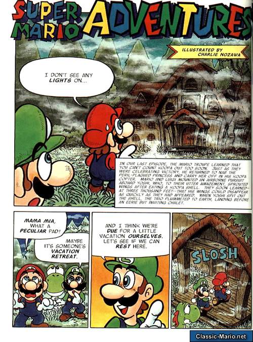 Super Mario Adventures issue 9, first page