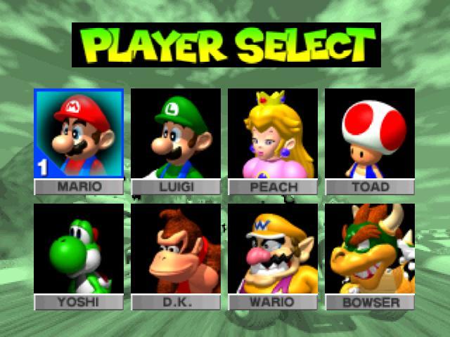 Mario Kart 64 sound effects box art