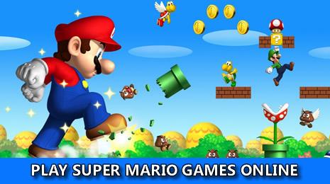 Super Mario Games online header image