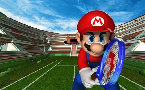 An artwork from Mario Tennis: Power Tour