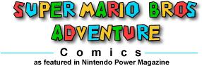 Super Mario Adventure Comics small logo