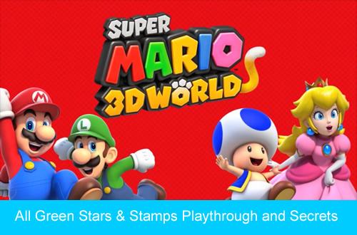 Super Mario 3D World all green stars playthrough at SuperLuigiBros.com