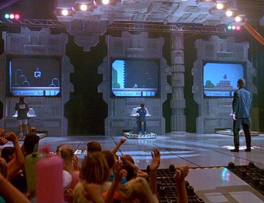 An image showing the Suepr Mario Bros 3 scene in The Wizard Movie