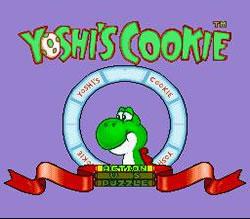 Yoshi's Cookie SNES