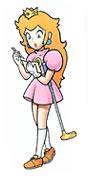 Princess Peach on the Golf Course