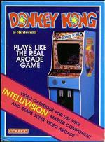 Donkey Kong on the Coleco Intellivision box cover