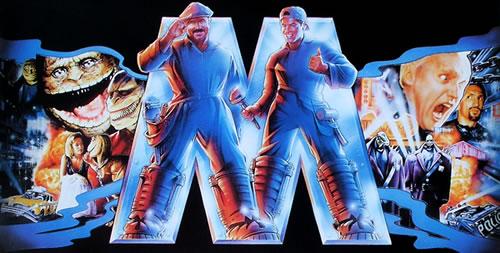 Artwork from the UK Version of the DVD Box for Super Mario Bros