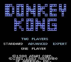 Atari 7800 title screen