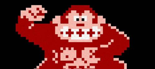 Donkey Kong black background art