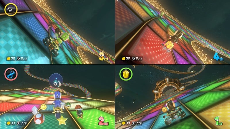 Mario Kart 8 multiplayer