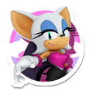 Rouge sticker