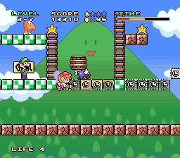 Mario & Wario gameplay screenshot