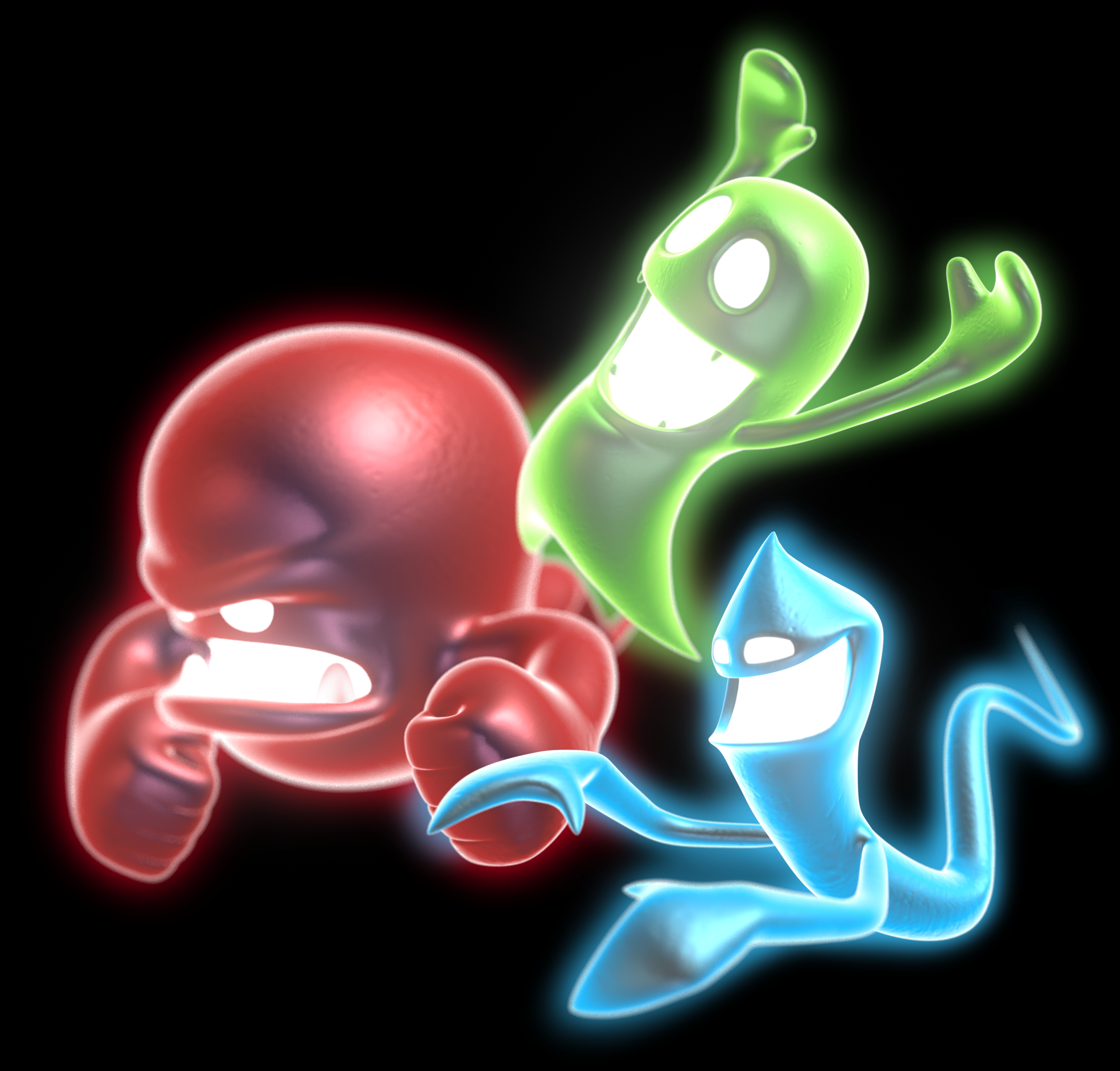 Three ghost types