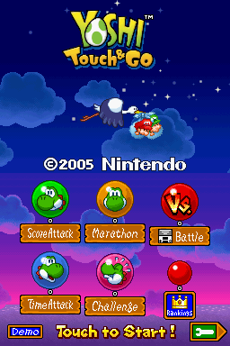 Yoshi Touch and Go action