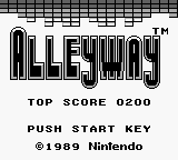 Title screen