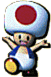 Toad on Title Screen