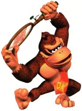 Donkey Kong from Mario Tennis 64