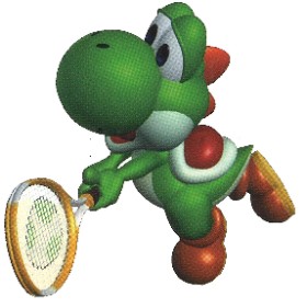 Yoshi diving artwork