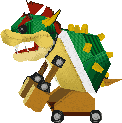 The Koopa Bros. fake-Bowser suit