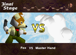 Stage progression screen for the Final Stage