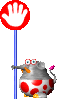 Pak E. Derm from Yoshi's Story
