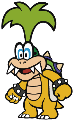 Iggy in Paper Mario Color Splash