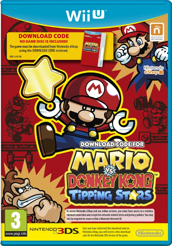 Mario vs Donkey Kong Tipping Stars box art