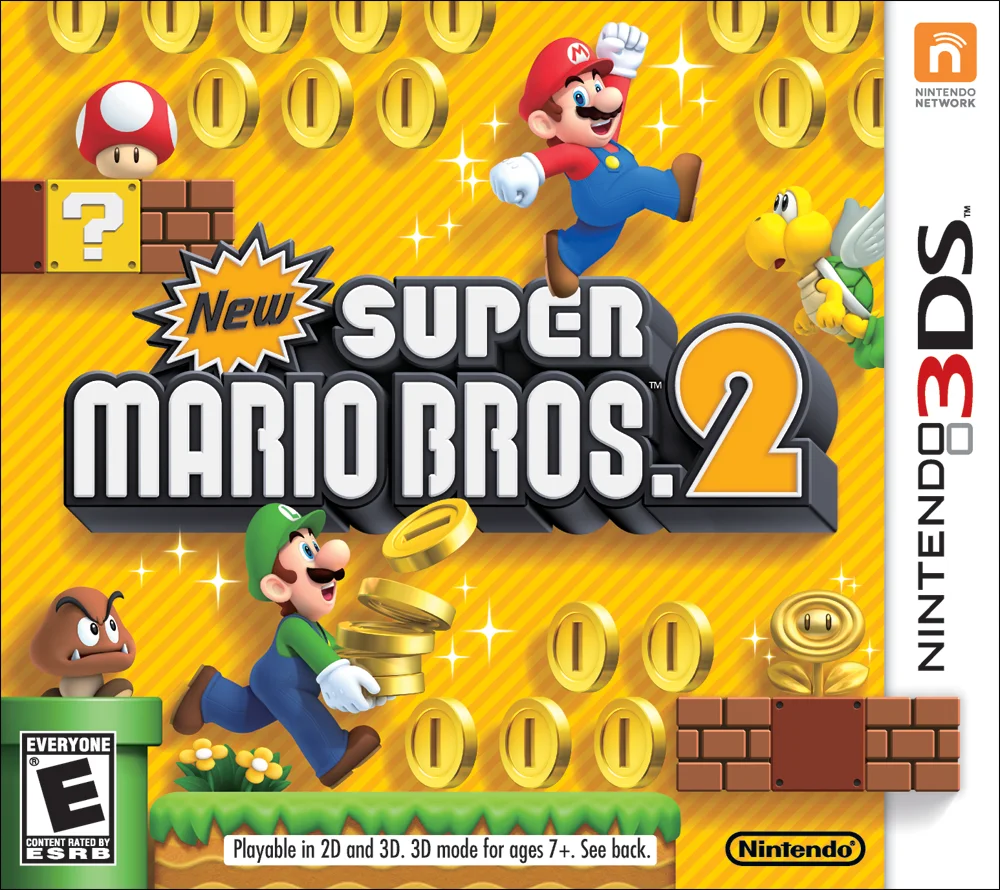 New Super Mario Bros. 2 Nintendo 3DS box art