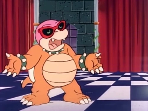 Bully Koopa in the SMB3 cartoon